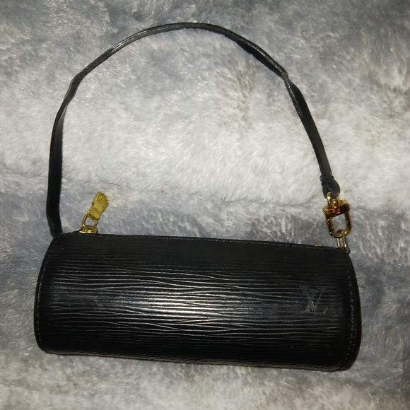 LIKE NEW Auth Louis Vuitton Mini Epi Leather Pouchette Handbag - Picture 1 of 7